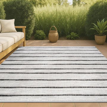 Colonia Berber Stripe Indoor/outdoor Area Rug